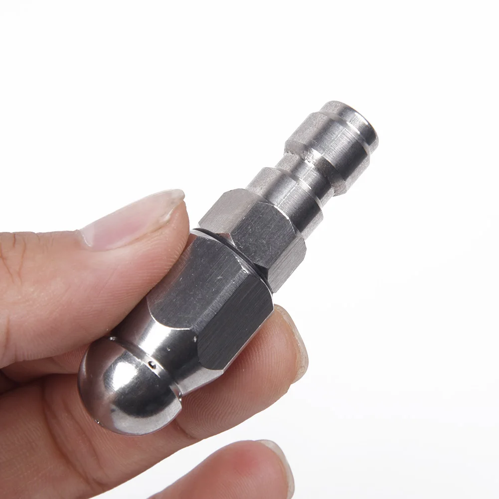 1/4'' Connect Rotating Quick Cleaning Jetter Nozzle Cleaning Nozzle Front 1 And Back 6 Pressure Washer Accessories
1/4'' Connect Rotating Quick Cleaning Jetter Nozzle Cleaning Nozzle Front 1 And Back 6 Pressure Washer Accessories