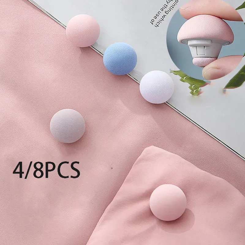 4/8PCS Mushroom Quilt Holder Non-Slip Blanket Quilt Clip One-Click To Unlock Sheets Non-Slip Sleep Fixing Clip Shelf Plate
4/8PCS Mushroom Quilt Holder Non-Slip Blanket Quilt Clip One-Click To Unlock Sheets Non-Slip Sleep Fixing Clip Shelf Plate