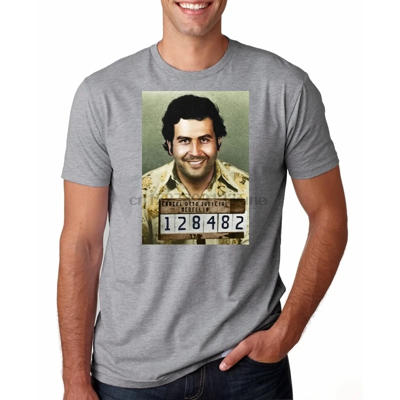 Poleras Hombre 2019 Пабло Эскобар футболка Колумбийский сорняк мафия скарефас Лучано