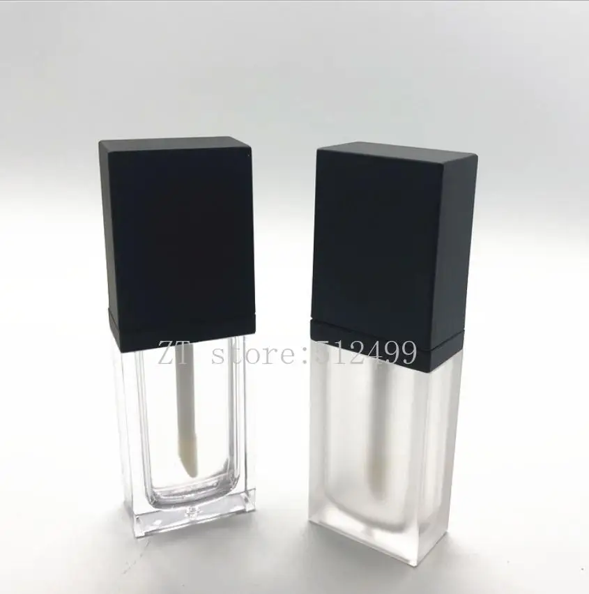8ML 10-100pcs Plastic Flat Square Clear Lip Gloss Tube with Black Cap, Empty High Quality Cosmetic Liquid Lipstick Bottle
8ML 10-100pcs Plastic Flat Square Clear Lip Gloss Tube with Black Cap, Empty High Quality Cosmetic Liquid Lipstick Bottle