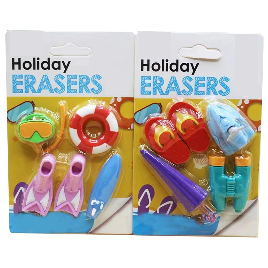 Korean Design Diving Tools Students Rubber Eraser Umbrella Slipper Telescope Shaped School Supplies Stationery Eraser 10 Pcs/Lot
Korean Design Diving Tools Students Rubber Eraser Umbrella Slipper Telescope Shaped School Supplies Stationery Eraser 10 Pcs/Lot