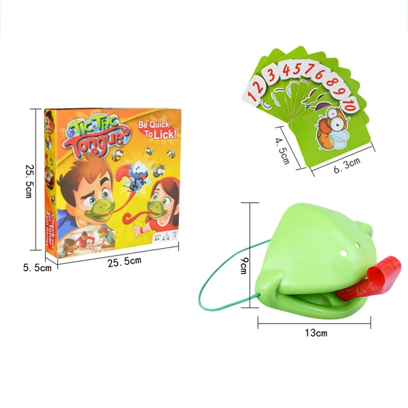 Frog Mouth Take Card Tongue Tic-Tac Chameleon Tongue Funny Board Game For Family Party Toy Be Quick To Lick Cards Toy Set
Frog Mouth Take Card Tongue Tic-Tac Chameleon Tongue Funny Board Game For Family Party Toy Be Quick To Lick Cards Toy Set