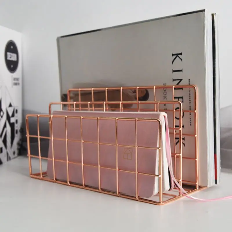 Grid 3 Compartments Bookshelf Magazine File Organizer Holder Wrought Iron Desktop Storage Rack School Office Stationary
Grid 3 Compartments Bookshelf Magazine File Organizer Holder Wrought Iron Desktop Storage Rack School Office Stationary