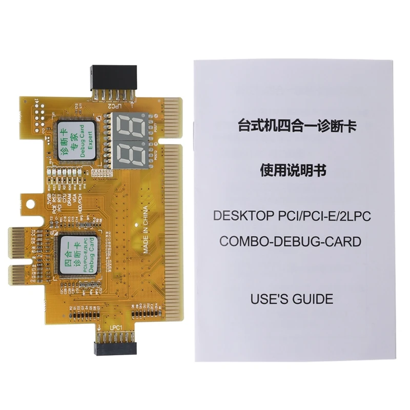 PCI-E LPC многофункциональная диагностическая карта со светодиодным индикатором, анализатор отладки ПК
PCI-E LPC многофункциональная диагностическая карта со светодиодным индикатором, анализатор отладки ПК