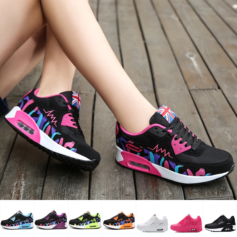 Women Running Sneakers Lace-up Air Cushion Breathable Mesh Sport Shoes Ladies Gym Sneakers Basketball Trainers Shoes Woman
Women Running Sneakers Lace-up Air Cushion Breathable Mesh Sport Shoes Ladies Gym Sneakers Basketball Trainers Shoes Woman