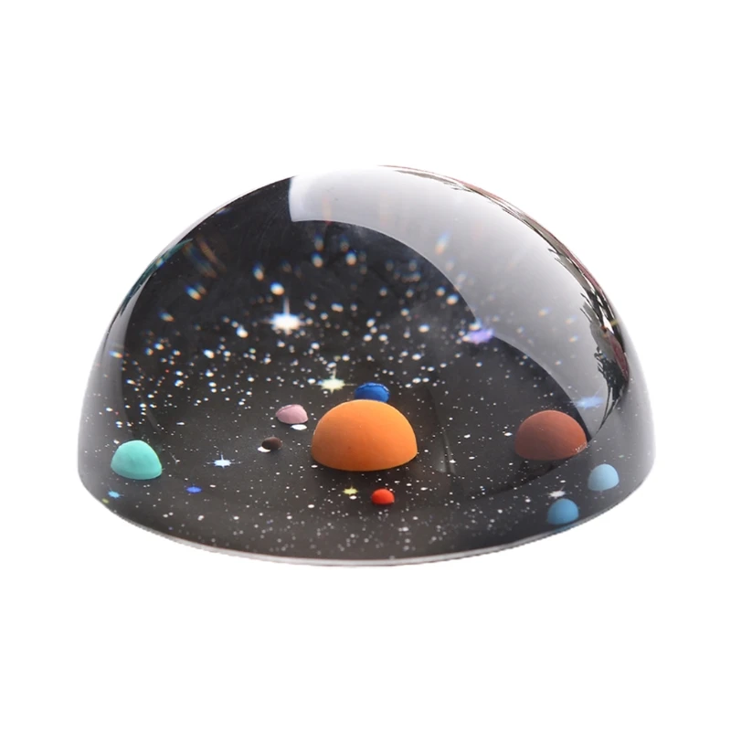 Half Ball Solar System 3D Crystal Ball Paperweight Home Decoration Ornaments Eight Planets Elegant Feng Shui Decor Crafts Models
Half Ball Solar System 3D Crystal Ball Paperweight Home Decoration Ornaments Eight Planets Elegant Feng Shui Decor Crafts Models
