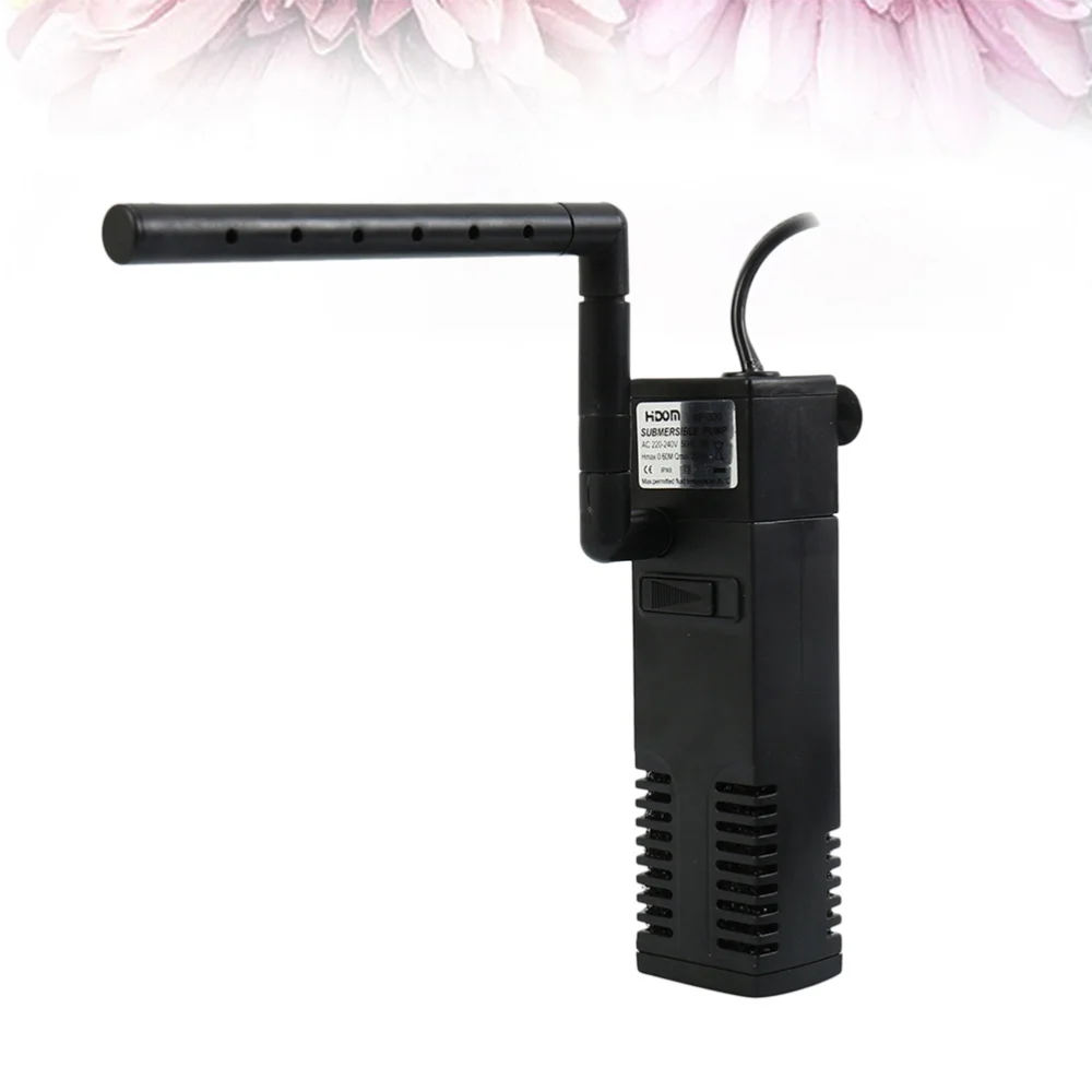 Aquarium Built-in Circulating Water Oxygen Filter Vertical Submersible Pump Black (AP-300L)
Aquarium Built-in Circulating Water Oxygen Filter Vertical Submersible Pump Black (AP-300L)