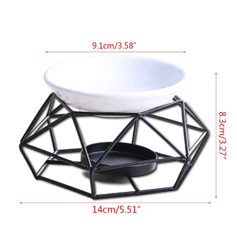 1 Set Of Geometric Ceramic Essential Oil Candle Wax Melting Burner Iron Art Aromatherapy Stove Home Office Decoration
1 Set Of Geometric Ceramic Essential Oil Candle Wax Melting Burner Iron Art Aromatherapy Stove Home Office Decoration