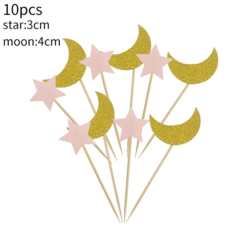 Eid Mubarak Cake Topper Star and Moon Shape Ramadan Cake Topper For Party Decoration Glitter Cake Decor Muslim Festival Supplies
Eid Mubarak Cake Topper Star and Moon Shape Ramadan Cake Topper For Party Decoration Glitter Cake Decor Muslim Festival Supplies