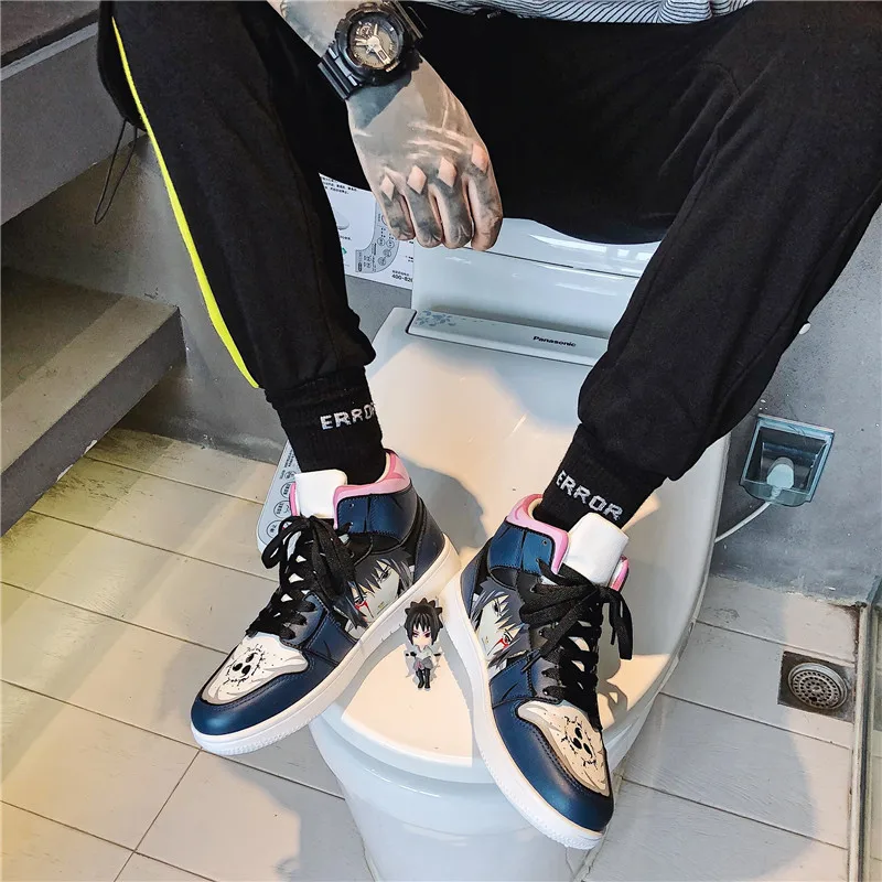 Men High Top Shoes Lace-up Sasuke Sneakers Fashion Shoes For Male Comfortable Men's Naruto Sneaker Top Quality Footwear
Men High Top Shoes Lace-up Sasuke Sneakers Fashion Shoes For Male Comfortable Men's Naruto Sneaker Top Quality Footwear