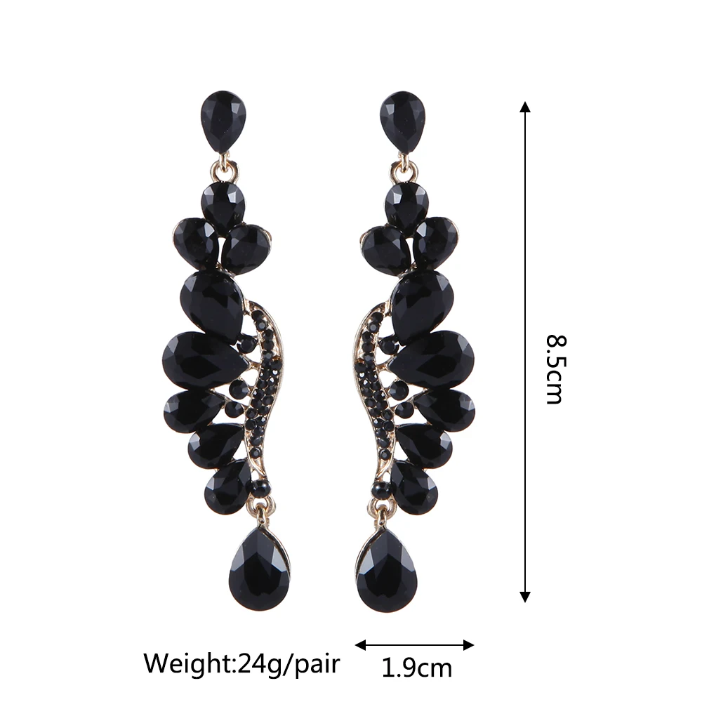 Ztech New Vintage Elegant Waterdrop Crystal Oval Flower Dangle Earrings Women Girls Luxury Rhinestone Jewelry Brinco Pendientes
Ztech New Vintage Elegant Waterdrop Crystal Oval Flower Dangle Earrings Women Girls Luxury Rhinestone Jewelry Brinco Pendientes