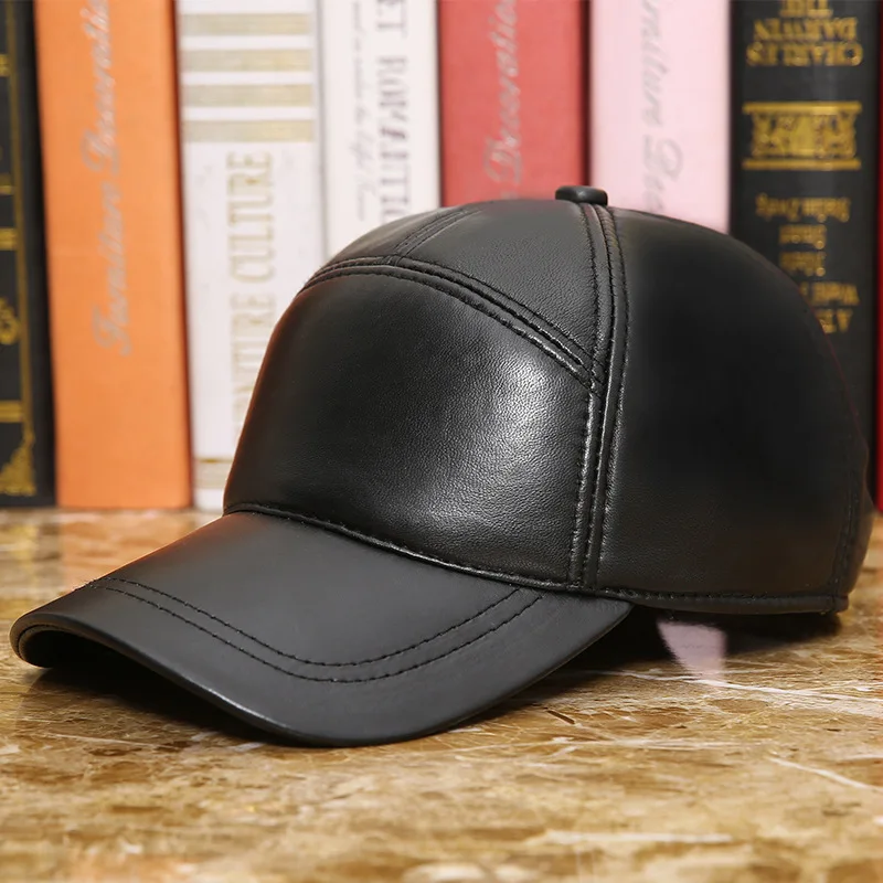 100% Genuine Leather Leather baseball cap hat sheep skin winter men and women duck tongue outdoor leisure sports fur hats
100% Genuine Leather Leather baseball cap hat sheep skin winter men and women duck tongue outdoor leisure sports fur hats