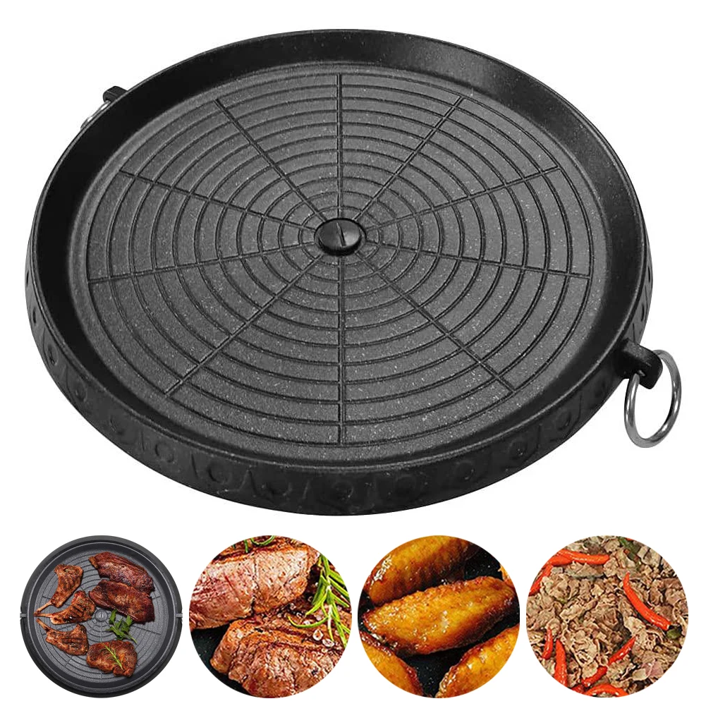 BBQ Grill Pan Stovetop Metal Nonstick Barbecue Stove Plate Kitchen Cooking Tool Outdoor Family Camping Parties Barbecue Cookware
BBQ Grill Pan Stovetop Metal Nonstick Barbecue Stove Plate Kitchen Cooking Tool Outdoor Family Camping Parties Barbecue Cookware