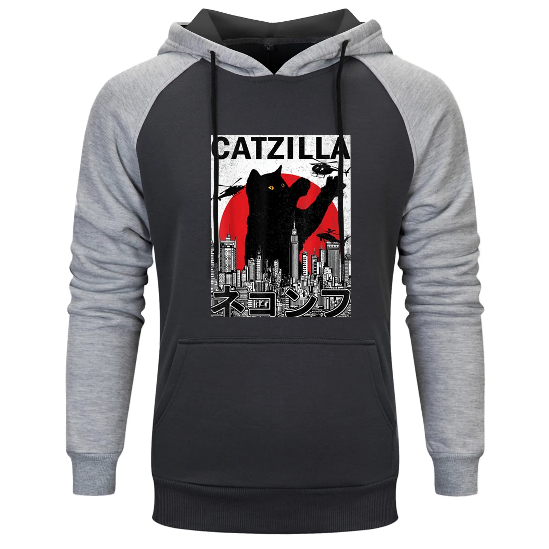 CATZILLA Print Raglan Hooded Mens Fashion Harajuku Sweatshirt Hoodie Standard Leisure Pullovers Tops Clothing 2020 Tracksuits
CATZILLA Print Raglan Hooded Mens Fashion Harajuku Sweatshirt Hoodie Standard Leisure Pullovers Tops Clothing 2020 Tracksuits