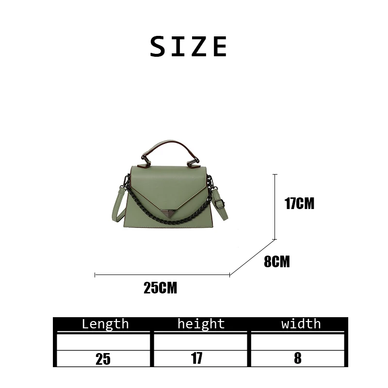 2020 Autumn Winter Women Fashion Luxury PU Leather Solid Single Shoulder Bag Ladies Casual Simple Design Chain Strap Handbag
2020 Autumn Winter Women Fashion Luxury PU Leather Solid Single Shoulder Bag Ladies Casual Simple Design Chain Strap Handbag