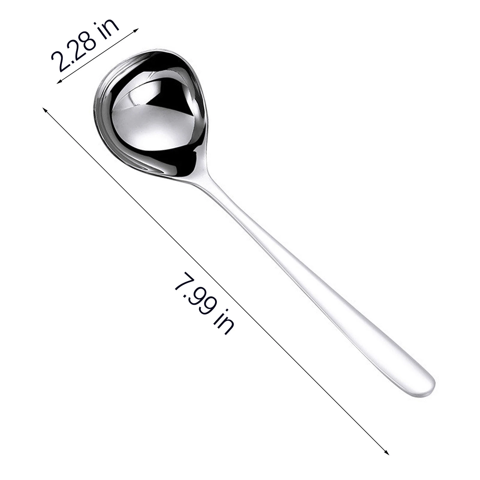 Tea Coffee Mixing Spoon Round Shape Stainless Steel Dessert Ice Cream Fruit Spoon Teaspoons Drink Tableware 1pcs
Tea Coffee Mixing Spoon Round Shape Stainless Steel Dessert Ice Cream Fruit Spoon Teaspoons Drink Tableware 1pcs