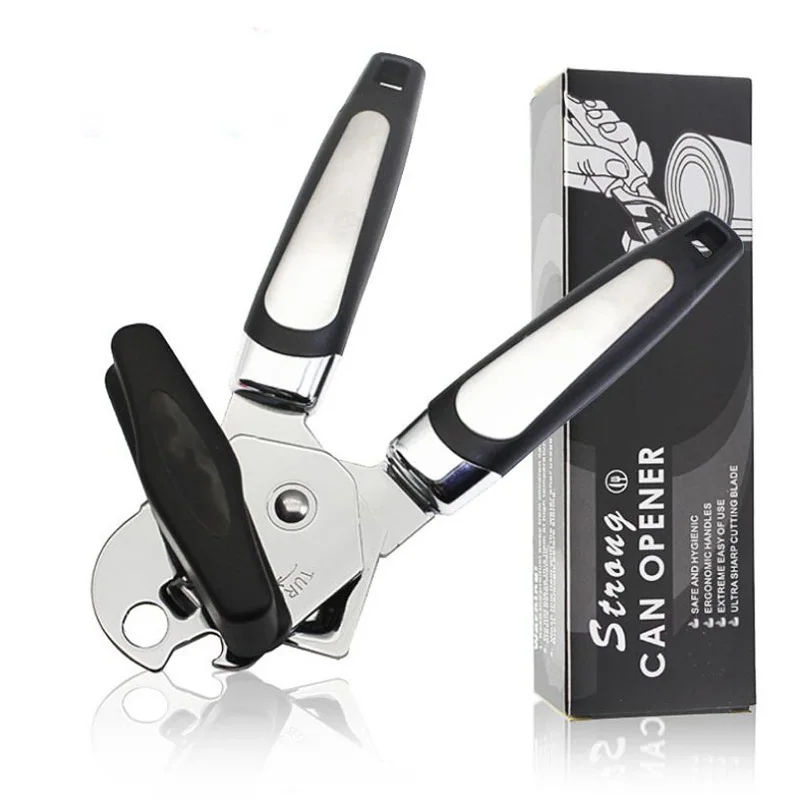 Safety Easy Stainless Steel Manual Can Opener Professional Effortless Openers with Turn Knob Household Kitchen Gadgets for Jar
Safety Easy Stainless Steel Manual Can Opener Professional Effortless Openers with Turn Knob Household Kitchen Gadgets for Jar