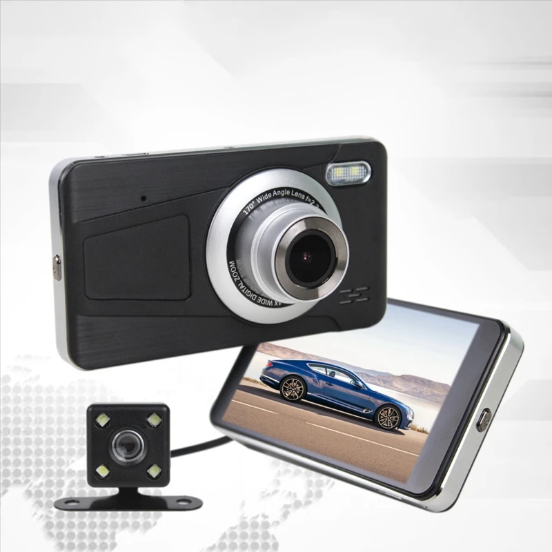 Dual Dash Cam 1080P Front Rear Wide Angle Camera Night Vision Loop Recording G-Sensor Motion Detection Contact Screen
Dual Dash Cam 1080P Front Rear Wide Angle Camera Night Vision Loop Recording G-Sensor Motion Detection Contact Screen