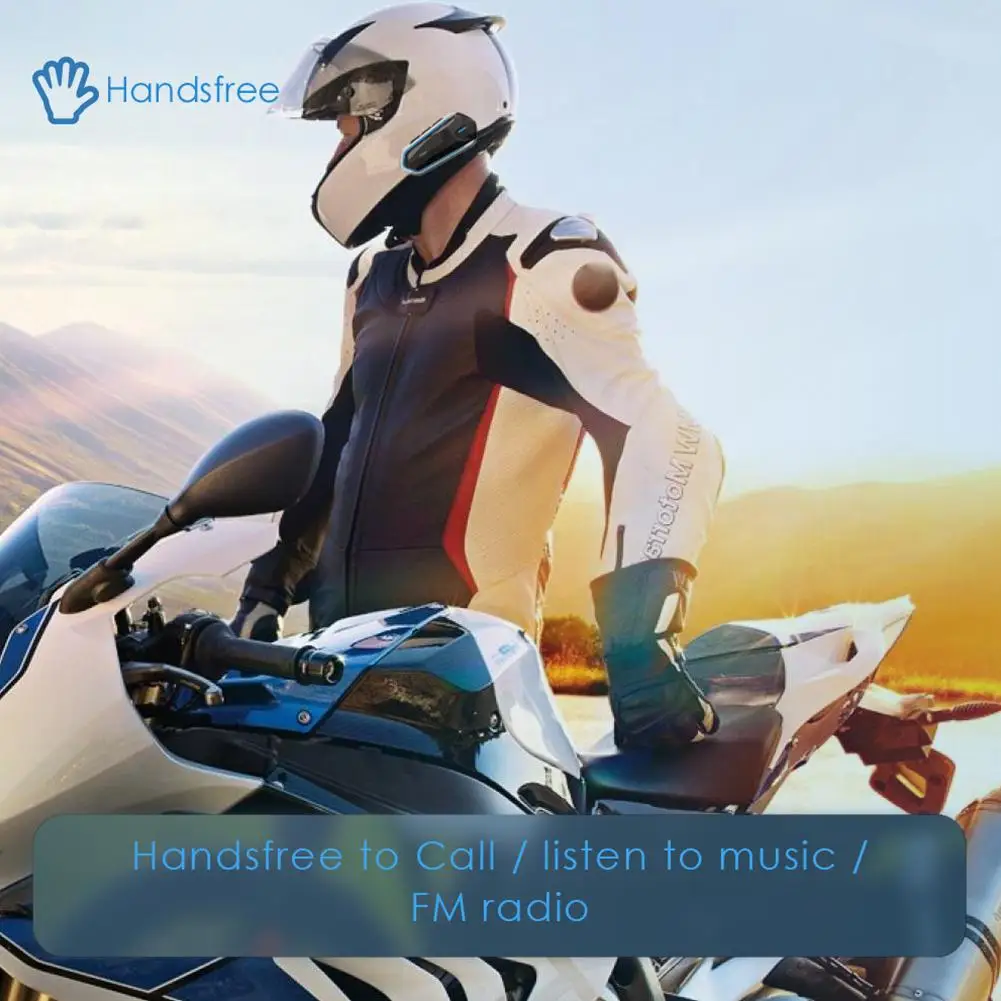 Motorcycle Helmet Headset Bluetooth Earphone BT Communicator Headphone Wireless Moto Earpiece Transmitter Communication System 
Motorcycle Helmet Headset Bluetooth Earphone BT Communicator Headphone Wireless Moto Earpiece Transmitter Communication System