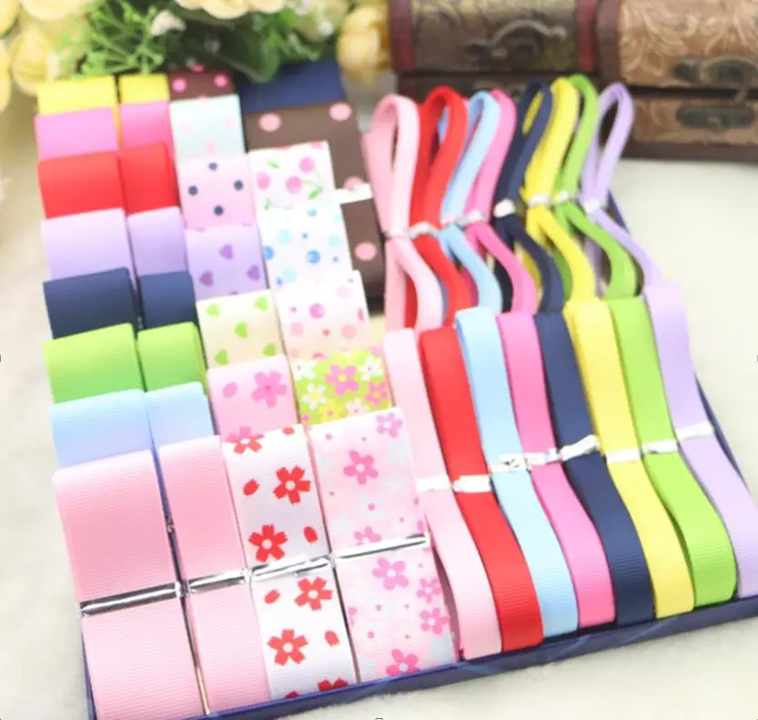 Mix Style 46yards Grosgrain Ribbon Set For DIY Wedding Gift Packing Hairbow Accessories
Mix Style 46yards Grosgrain Ribbon Set For DIY Wedding Gift Packing Hairbow Accessories