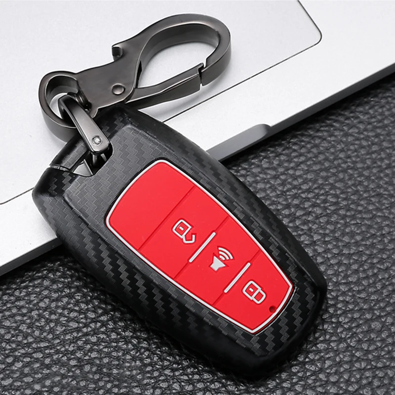 Carbon fiber Silicone Car Key Case For Haval F5 F7 F7X Coupe H8 H7 H9 GMW H6 H2 2019 2020 Samrt Remote Fob Cover Shell Keychain
Carbon fiber Silicone Car Key Case For Haval F5 F7 F7X Coupe H8 H7 H9 GMW H6 H2 2019 2020 Samrt Remote Fob Cover Shell Keychain