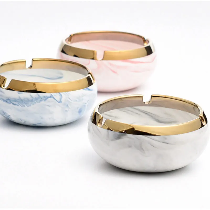 Nordic Home Decorative Ornaments INS Imitation Marble Gold Edge Ceramic Ashtray Cigar Ashtray Home aschenbecher Wedding Gift
Nordic Home Decorative Ornaments INS Imitation Marble Gold Edge Ceramic Ashtray Cigar Ashtray Home aschenbecher Wedding Gift