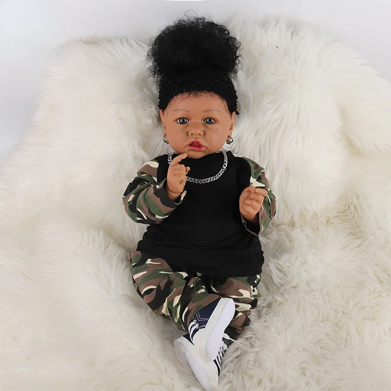Vinyl Toy Rebirth Doll Simulation Baby Mixed Silicone Cute Girl Doll 18inch\20inch\22inch
Vinyl Toy Rebirth Doll Simulation Baby Mixed Silicone Cute Girl Doll 18inch\20inch\22inch