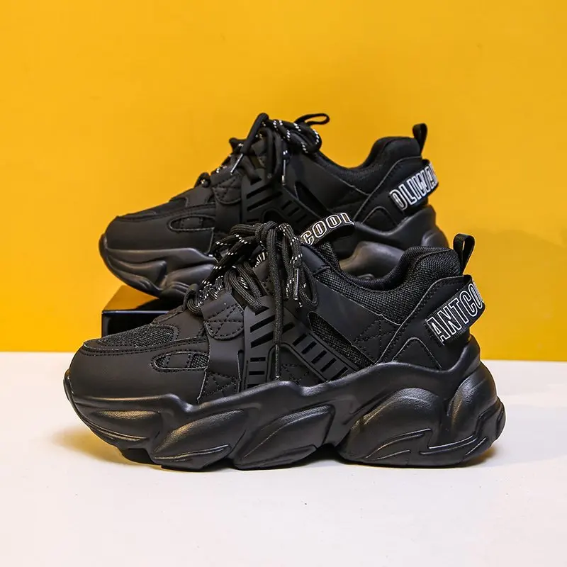 Spring New Women Shoes Chunky Sneakers Thick Sole Height Increasing Shoes Platform White Sneakers Casual Dad Shoes
Spring New Women Shoes Chunky Sneakers Thick Sole Height Increasing Shoes Platform White Sneakers Casual Dad Shoes