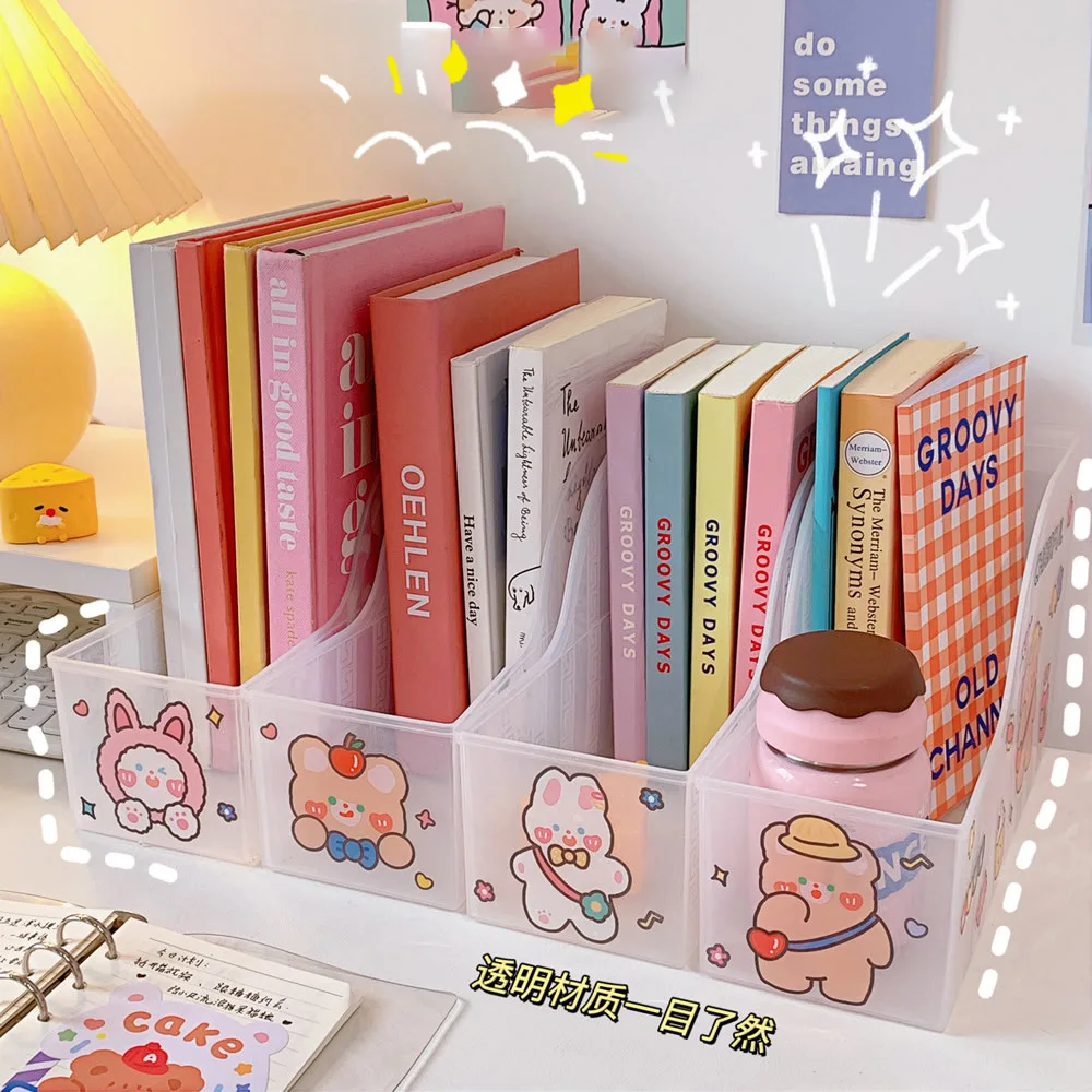 Book Stand Transparent Storage Box Net Red Large-capacity Student Desktop Book Rack Cosmetic Storage Box Stationery Organizer
Book Stand Transparent Storage Box Net Red Large-capacity Student Desktop Book Rack Cosmetic Storage Box Stationery Organizer