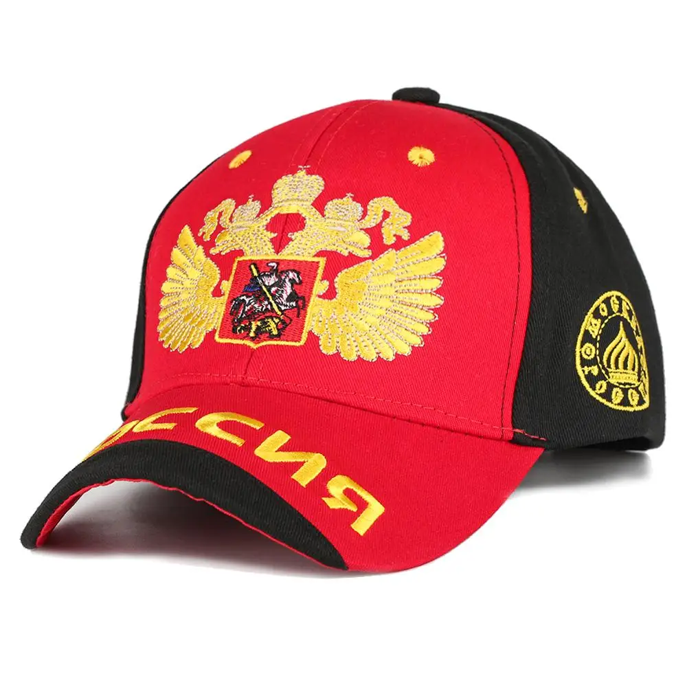 Герб России Национальный флаг вышивка Snapback крутая модная шляпа бейсбольная