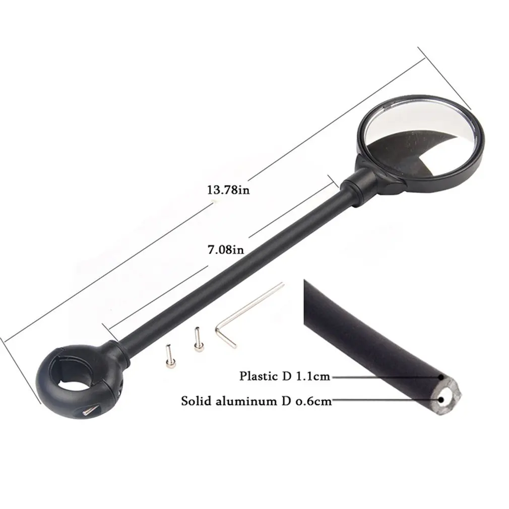 Bicycle And Motorcycle Rearview Mirror Installed Directly Without Other Accessories Convex Rearview Mirror
Bicycle And Motorcycle Rearview Mirror Installed Directly Without Other Accessories Convex Rearview Mirror