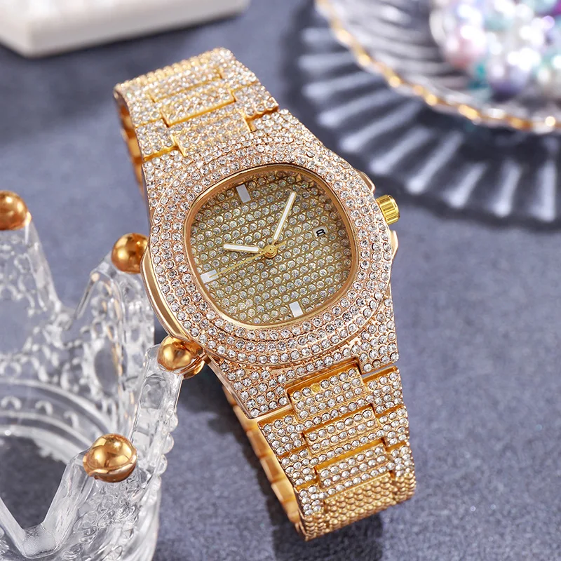 ALLICEONYOU-Watch with diamond waterproof bracelet ladies watch gold and silver stainless steel high quality fashion gift
ALLICEONYOU-Watch with diamond waterproof bracelet ladies watch gold and silver stainless steel high quality fashion gift