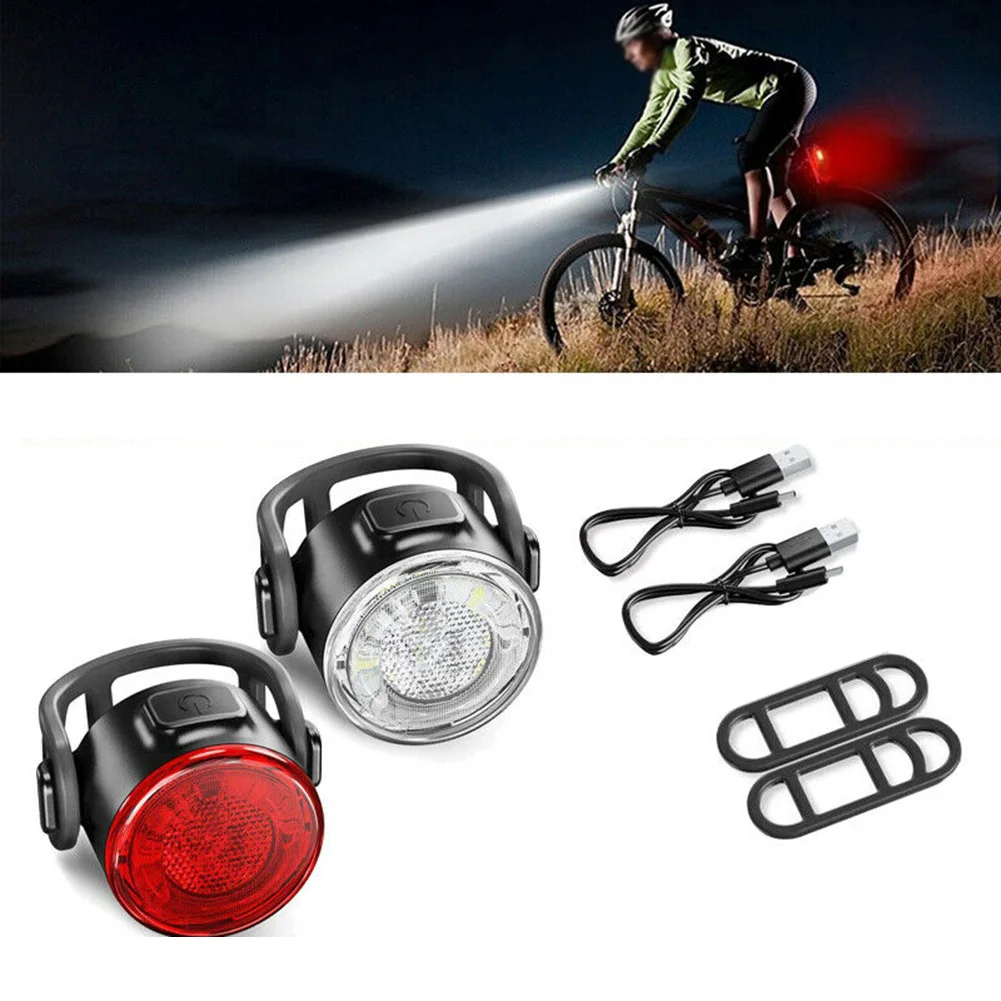 1 Set Front &Rear Bike Light LED USB Bike Light Set Headlight Taillight Caution Bicycle Light High Brightness White Red Lamp
1 Set Front &Rear Bike Light LED USB Bike Light Set Headlight Taillight Caution Bicycle Light High Brightness White Red Lamp