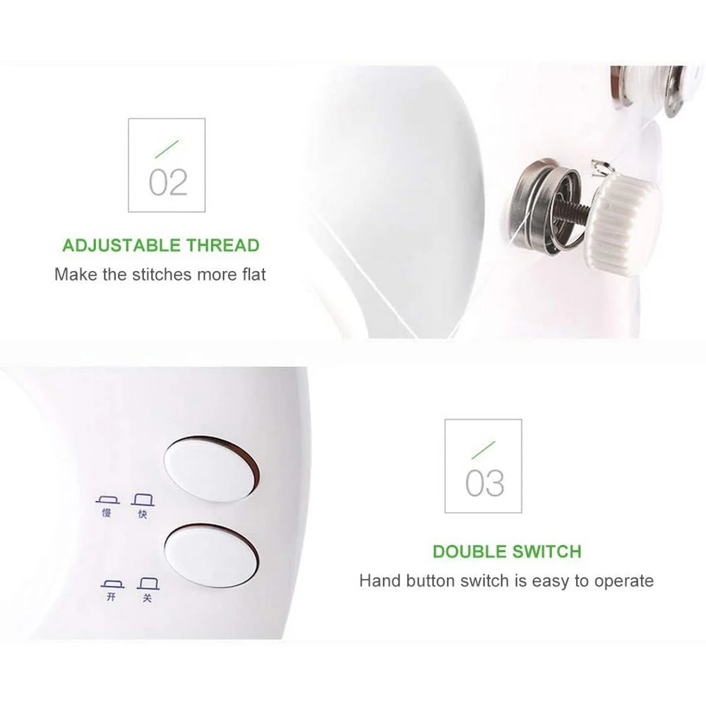 Bionic Panda Sewing Machine Double Speed Double Line Children Hand Sewing Machine
Bionic Panda Sewing Machine Double Speed Double Line Children Hand Sewing Machine