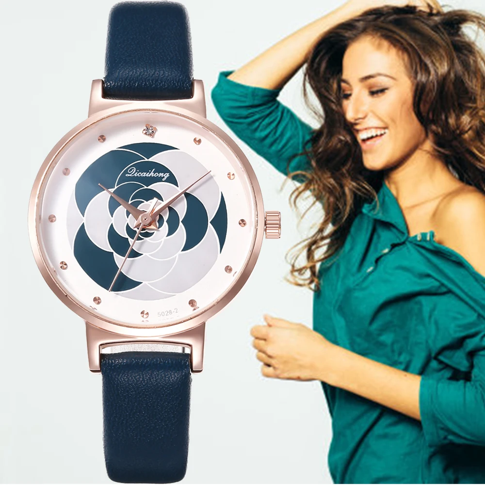 

Brand Fashion Women Watch Relogio Feminino Leather Quartz Clock Montre Horloge Dames Watches Zegarek Damski Relojes Reloj Mujer