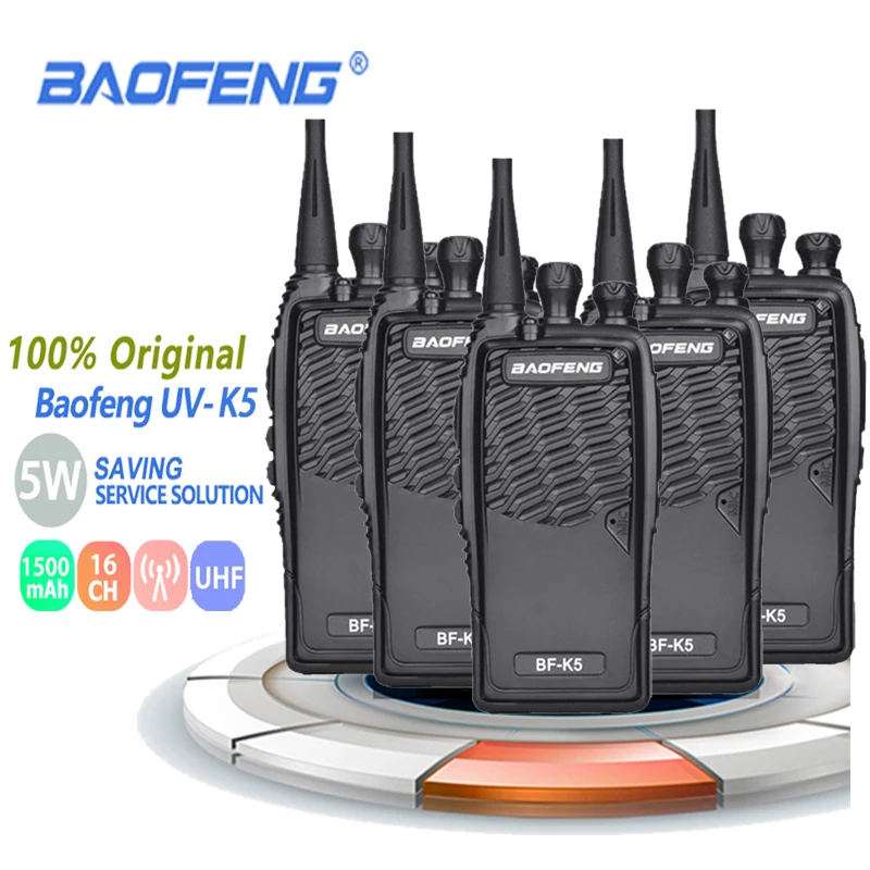 5 шт., новые оригинальные кнопки Baofeng BF-K5 двухстороннее радио 5 Вт 16CH UHF 400-470 МГц Comunicador Радио BF K5 иди и болтай Walkie Talkie дети Baofeng Walkie Talkie
5 шт., новые оригинальные кнопки Baofeng BF-K5 двухстороннее радио 5 Вт 16CH UHF 400-470 МГц Comunicador Радио BF K5 иди и болтай Walkie Talkie дети Baofeng Walkie Talkie
