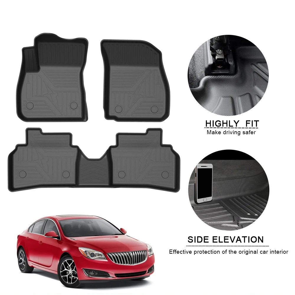 

Fully Surrounded Special Foot Pad For Buick Regal 2009 2010 2012-2016 5Seat Car Waterproof Non-Slip Floor Mat TPE Accessories