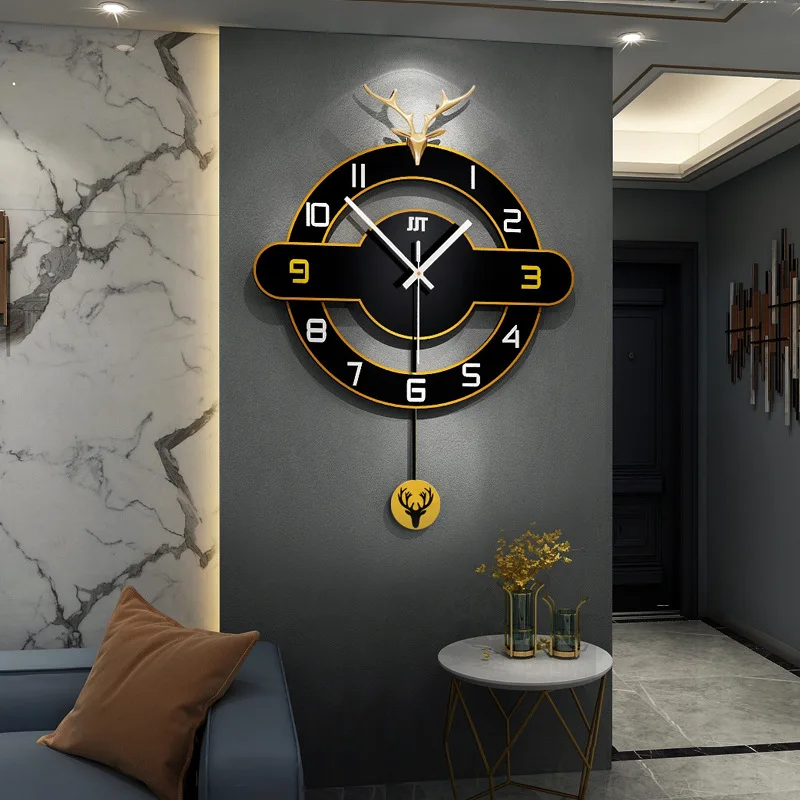 1314 Nordic style decorative clock lamp luxury living room wall clock home fashion modern wall clock digital wall clock
1314 Nordic style decorative clock lamp luxury living room wall clock home fashion modern wall clock digital wall clock