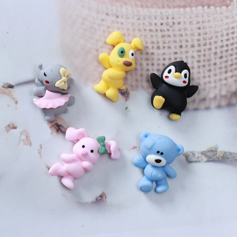 10Pcs/lot Cartoon Animals Cute Rabbit Bear Flatback Resin Cabochon Scrapbooking Hair Accessories DIY Phone Case Decoration Craft
10Pcs/lot Cartoon Animals Cute Rabbit Bear Flatback Resin Cabochon Scrapbooking Hair Accessories DIY Phone Case Decoration Craft