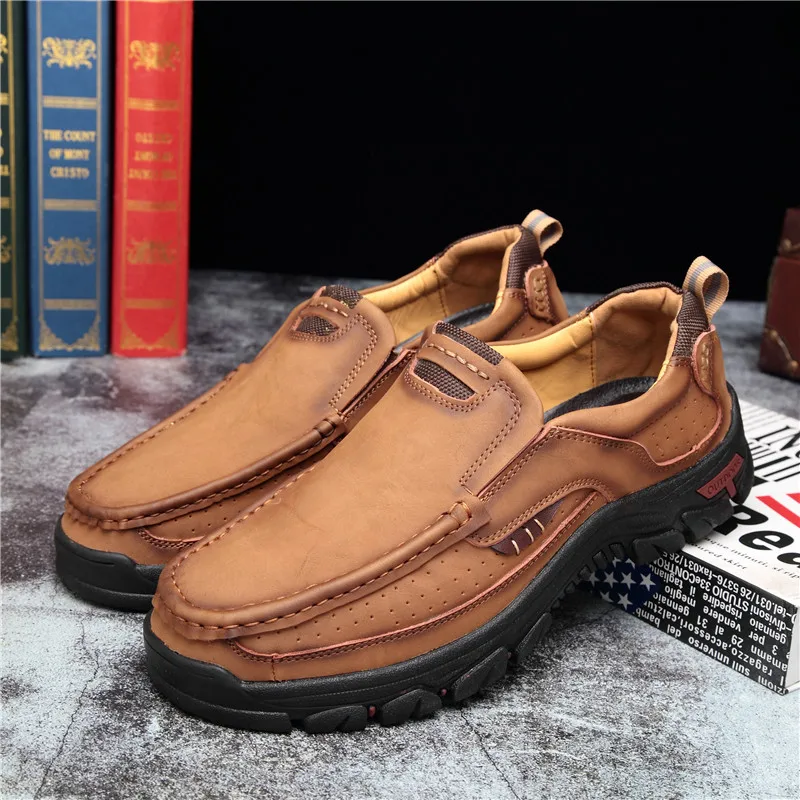2019 Autumn Genuine Leather Boot Men Shoes Winter Casual Work Shoe Outdoor Slip On Oxfords Chaussure Homme Big Size38-48
2019 Autumn Genuine Leather Boot Men Shoes Winter Casual Work Shoe Outdoor Slip On Oxfords Chaussure Homme Big Size38-48