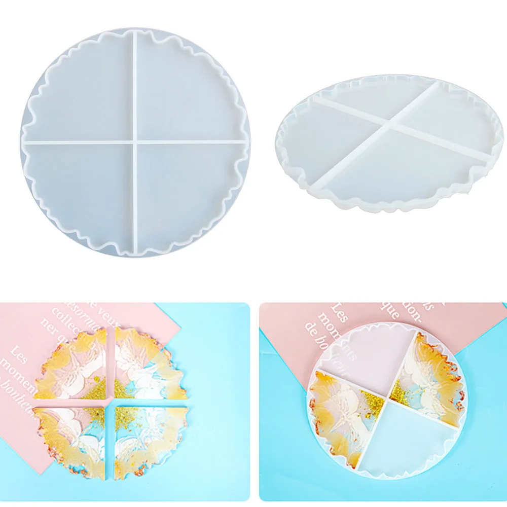 DIY Resin Molds Irregular Wave Coaster Silicone Mold UV Epoxy Resin Casting Mold Handmade Jewelry Accessories Making
DIY Resin Molds Irregular Wave Coaster Silicone Mold UV Epoxy Resin Casting Mold Handmade Jewelry Accessories Making