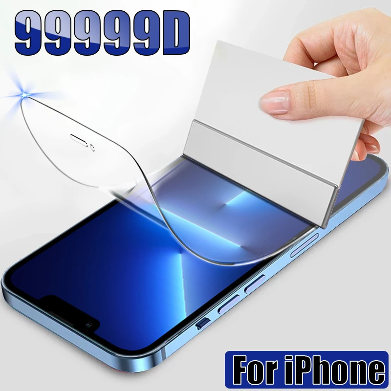 1PCS Hydrogel Film For iPhone 13 12 11 Pro Max Screen Protector 8 S 7 6 Plus Mini X XS XR SE 2020 iPhone13 Not Glass Accessories
1PCS Hydrogel Film For iPhone 13 12 11 Pro Max Screen Protector 8 S 7 6 Plus Mini X XS XR SE 2020 iPhone13 Not Glass Accessories