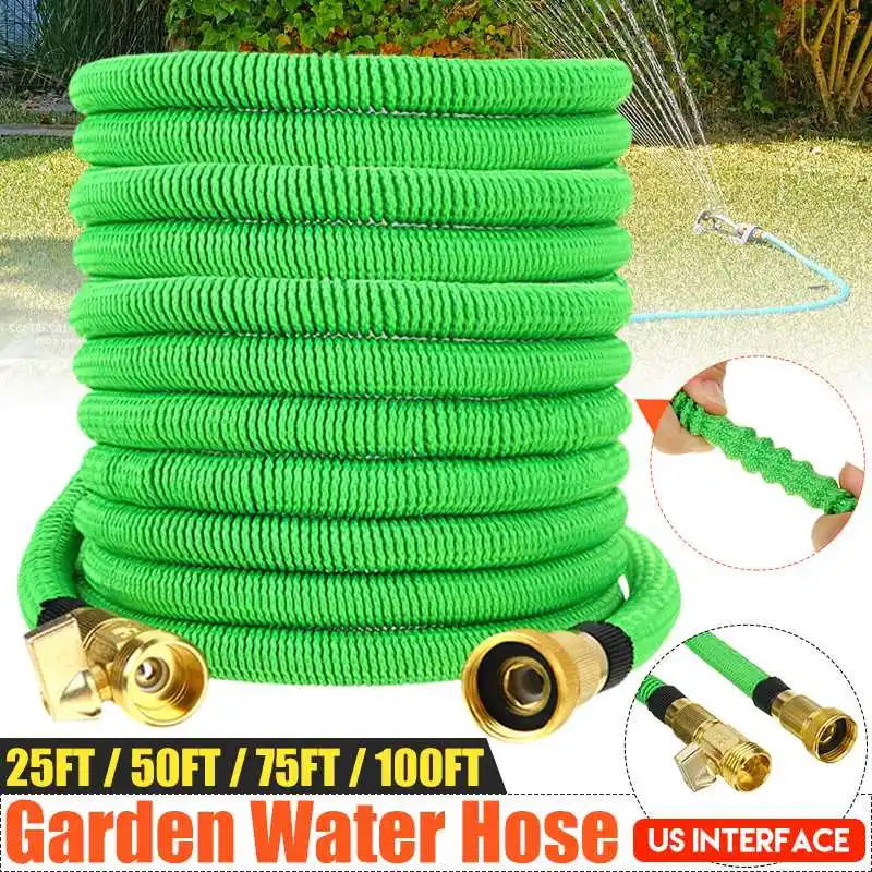 20/50/75/100FT Expandable Garden Retractable Water Hose Elongation Latex Tube Car Wash Hose US Pipe Watering With Storage Bag
20/50/75/100FT Expandable Garden Retractable Water Hose Elongation Latex Tube Car Wash Hose US Pipe Watering With Storage Bag