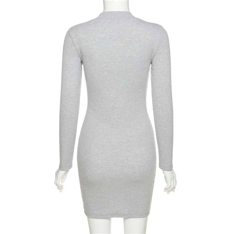 BKLD 2020 Autumn Long Sleeve Dress Women Solid Bodycon Mini Dress Women New Fashion Bandage Slim Streetwear Party Outfits
BKLD 2020 Autumn Long Sleeve Dress Women Solid Bodycon Mini Dress Women New Fashion Bandage Slim Streetwear Party Outfits
