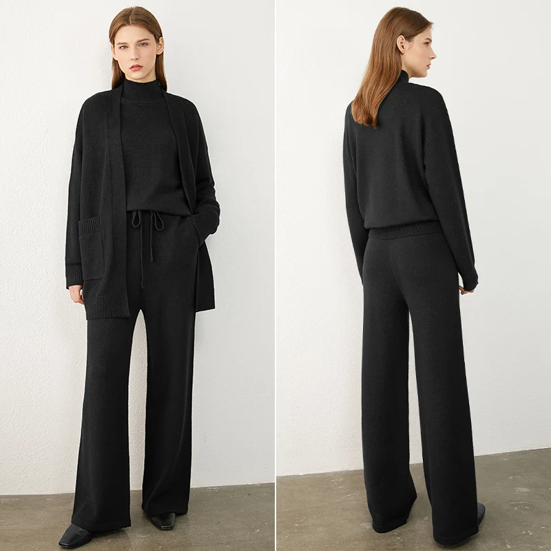 WenQing Minimalism Autumn Winter Women Fashion Solid Turtleneck Sweater Tops Causal Elastic Waist Loose Female Pants 12040358
WenQing Minimalism Autumn Winter Women Fashion Solid Turtleneck Sweater Tops Causal Elastic Waist Loose Female Pants 12040358