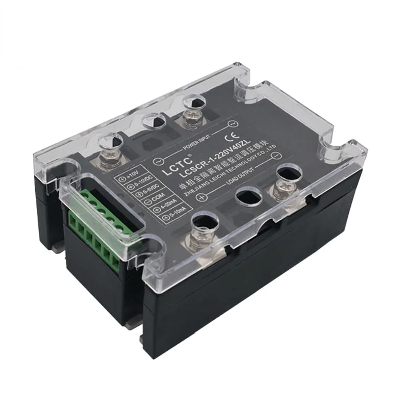 Single Phase Fully Isolated Intelligent Rectifier Voltage Regulating Module Solid State Relay SSR LCSCR-1-220V40ZL
Single Phase Fully Isolated Intelligent Rectifier Voltage Regulating Module Solid State Relay SSR LCSCR-1-220V40ZL