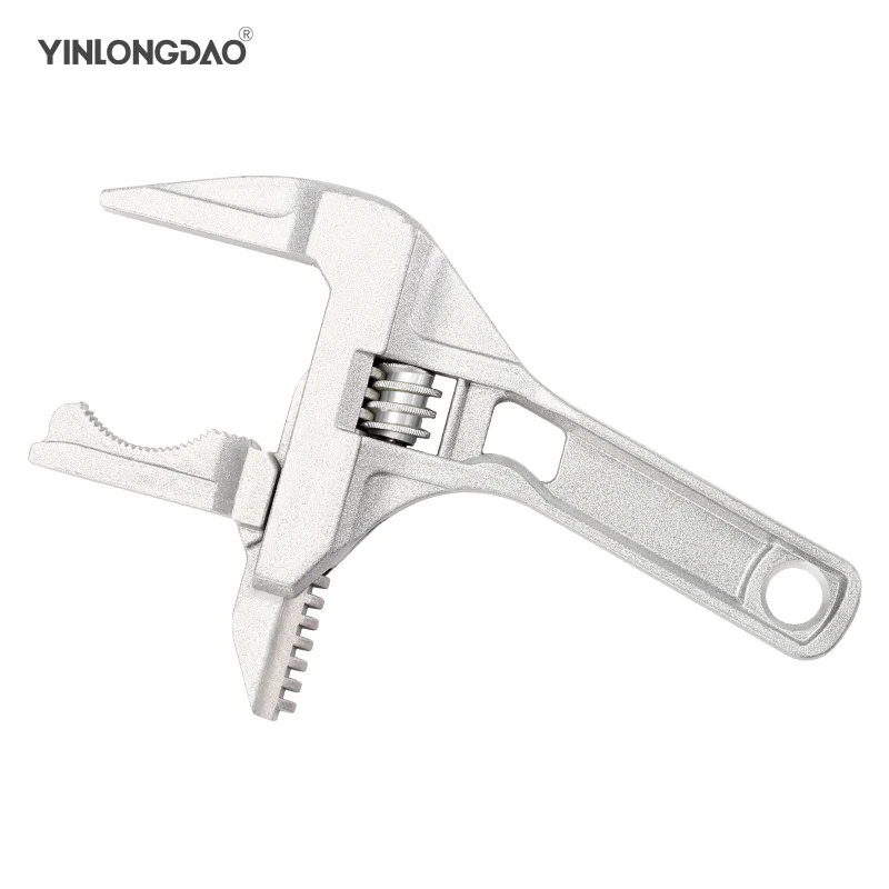 Multi-function Handle Universal Wrench Large Opening Bathroom Wrench Screw Key Nut Wrench Adjustable Aluminum Alloy Repair Tool
Multi-function Handle Universal Wrench Large Opening Bathroom Wrench Screw Key Nut Wrench Adjustable Aluminum Alloy Repair Tool
