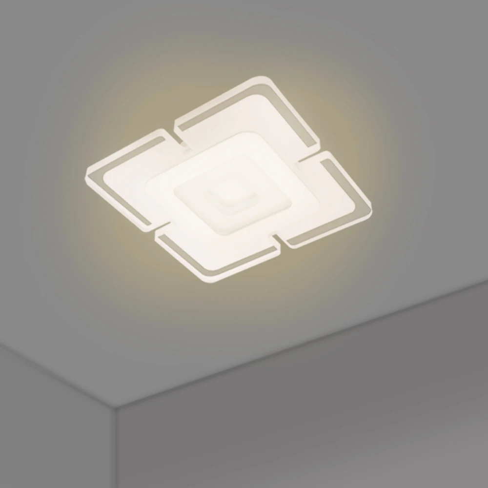 

Современный ультратонкий потолочный светодиодный светильник с поверхностным монтажом, квадратные и круглые лампы для кухни, спальни, ванн...