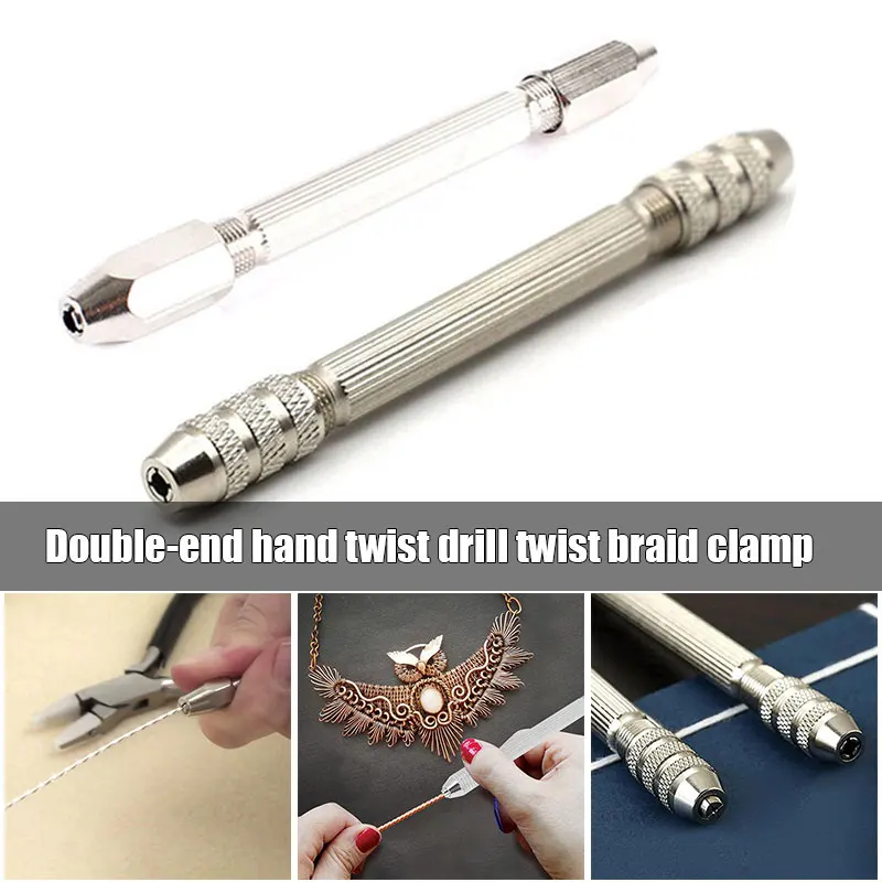Newest Hexagonal Double Ended Pin Vice Wire Tool Double-head Hand-twisted Drill Manual
Newest Hexagonal Double Ended Pin Vice Wire Tool Double-head Hand-twisted Drill Manual