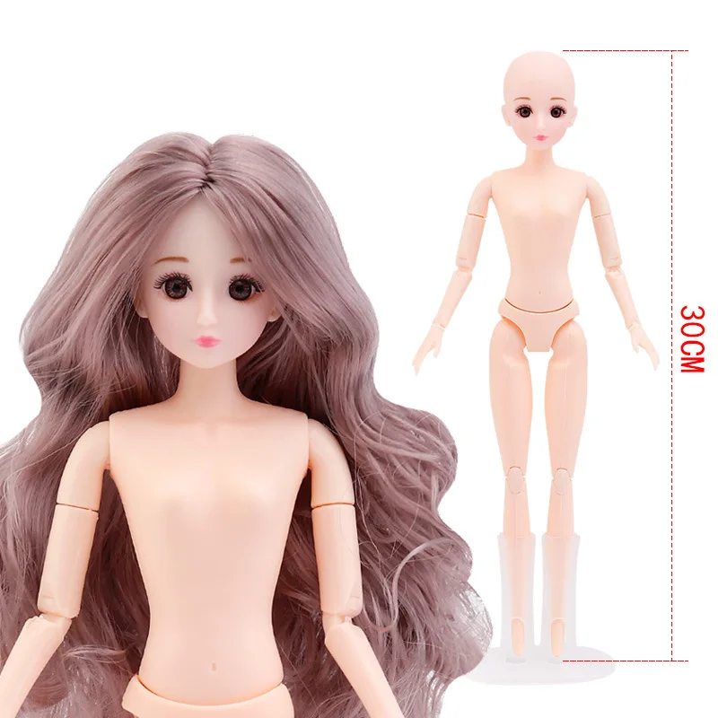 30 см BJD кукла Мода 1/6 тело коричневый серый средний длинный волос голый ребенок 20 суставов подвижные игры Дом одеваются девочка игрушка пода...
30 см BJD кукла Мода 1/6 тело коричневый серый средний длинный волос голый ребенок 20 суставов подвижные игры Дом одеваются девочка игрушка пода...